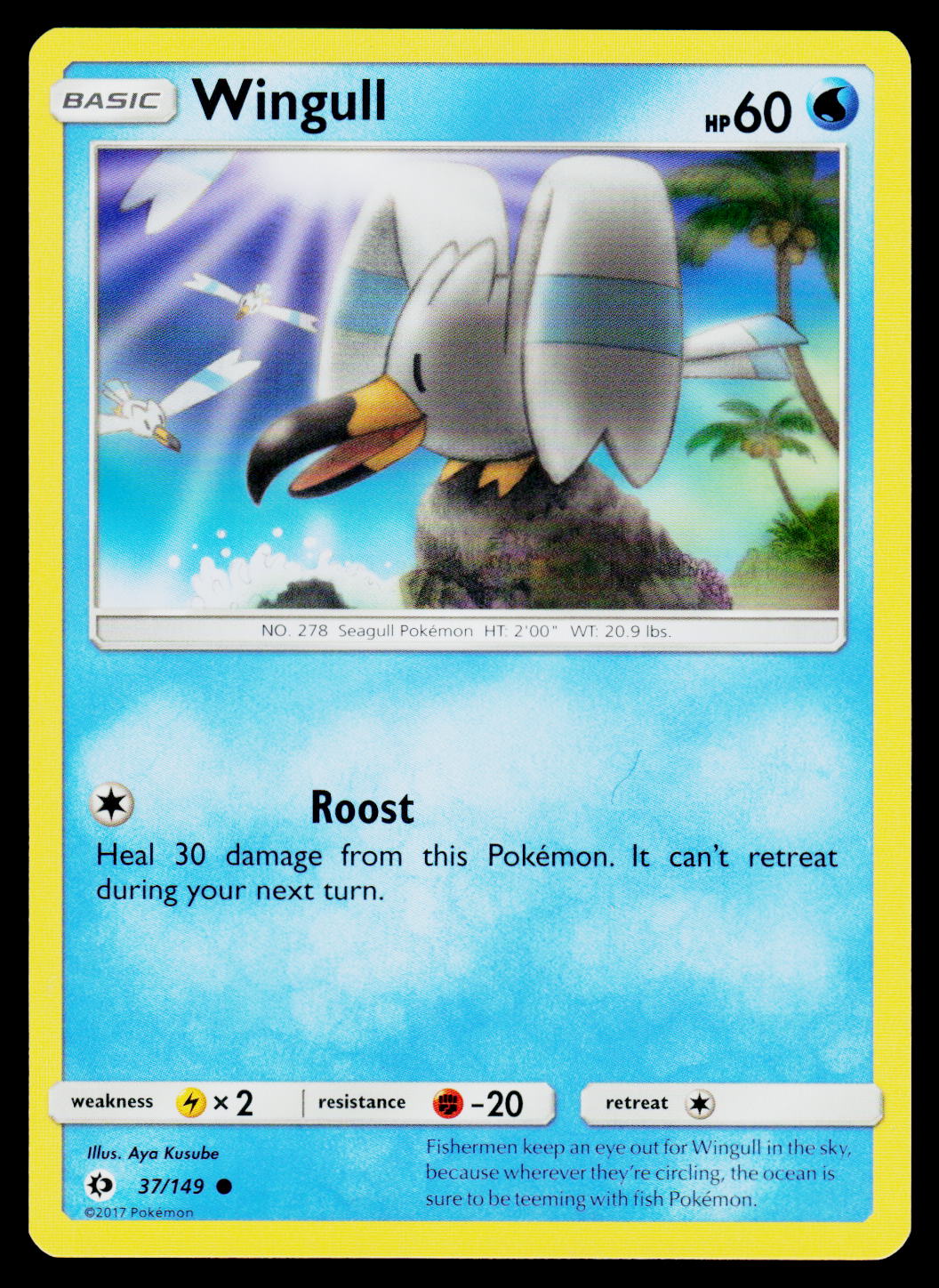 SM Base Set #37/149 Wingull