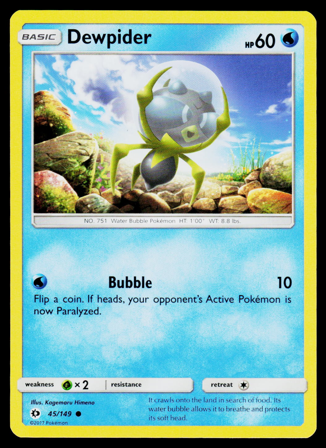 SM Base Set #45/149 Dewpider