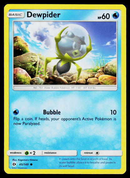 SM Base Set #45/149 Dewpider