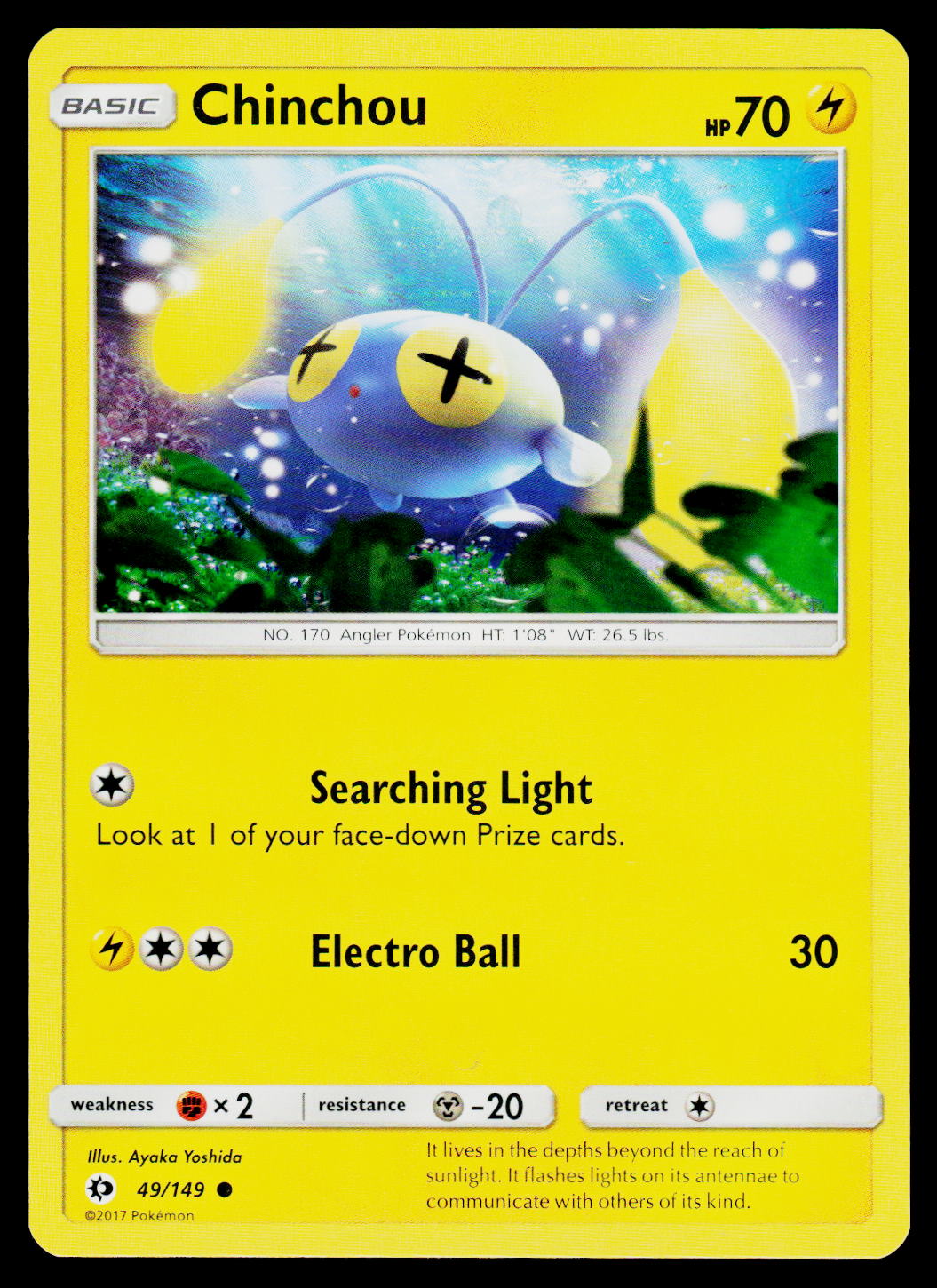 SM Base Set #49/149 Chinchou