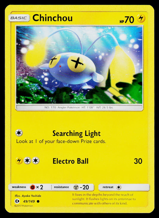 SM Base Set #49/149 Chinchou