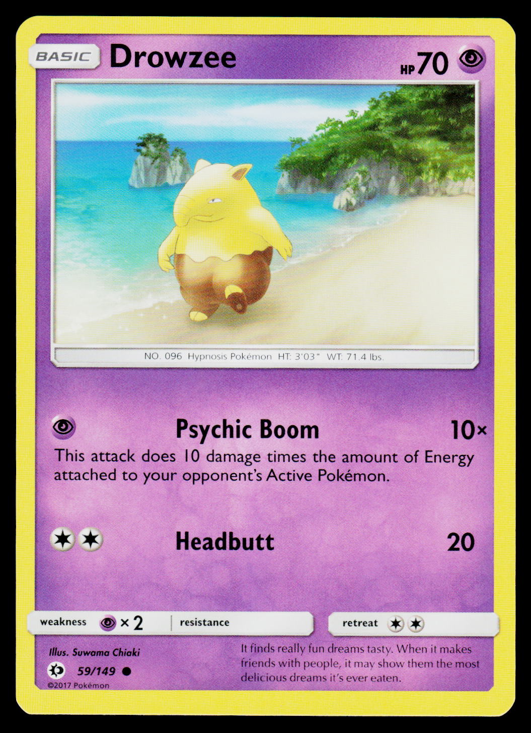 SM Base Set #59/149 Drowzee
