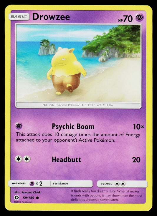 SM Base Set #59/149 Drowzee
