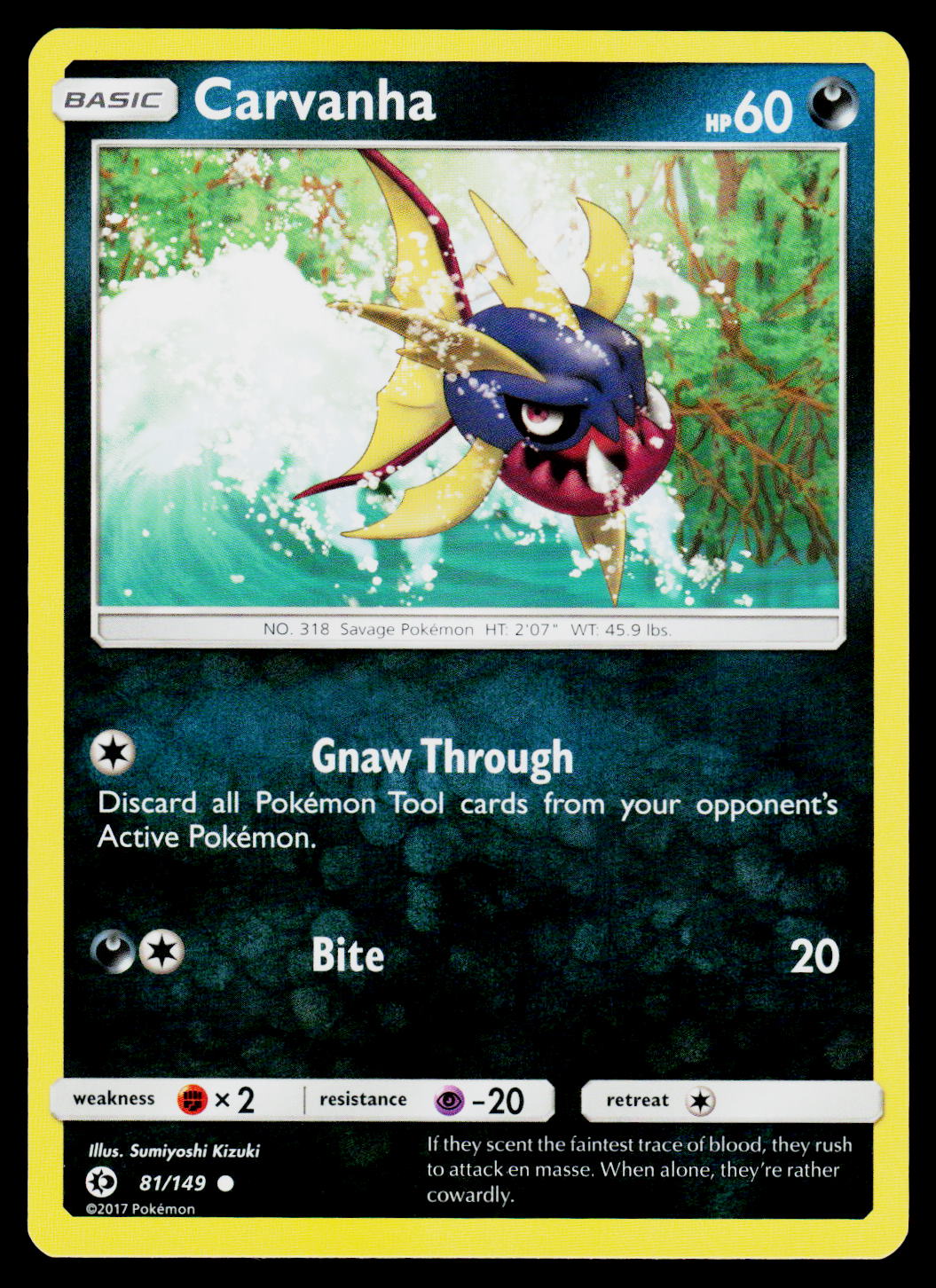 SM Base Set #81/149 Carvanha
