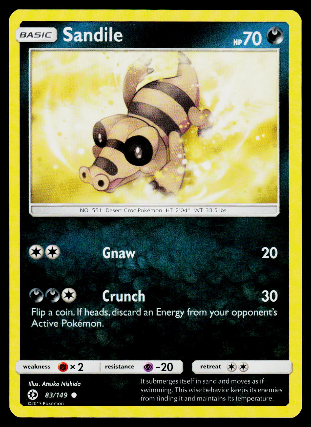 SM Base Set #83/149 Sandile