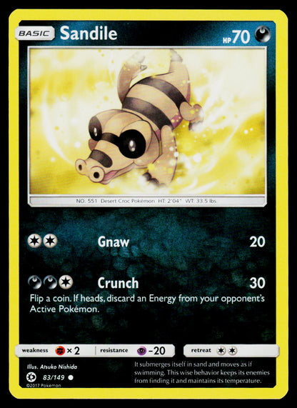 SM Base Set #83/149 Sandile