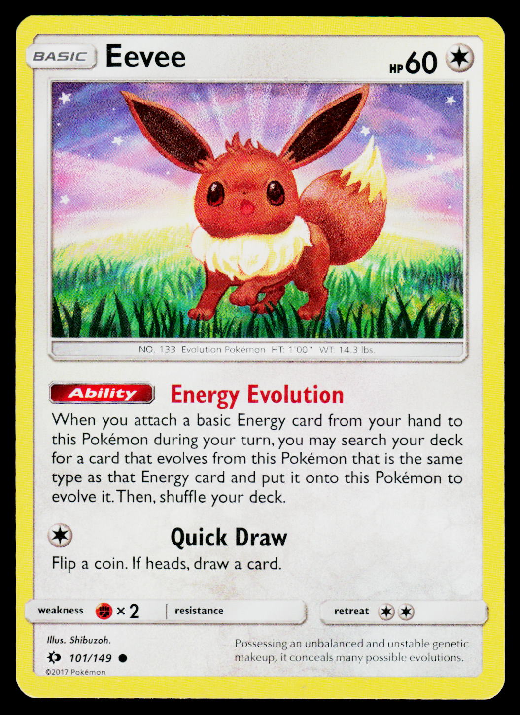 SM Base Set #101/149 Eevee