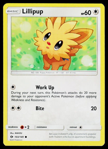SM Base Set #103/149 Lillipup