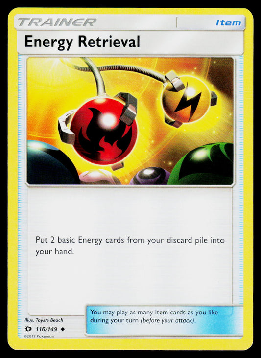 SM Base Set #116/149 Energy Retrieval