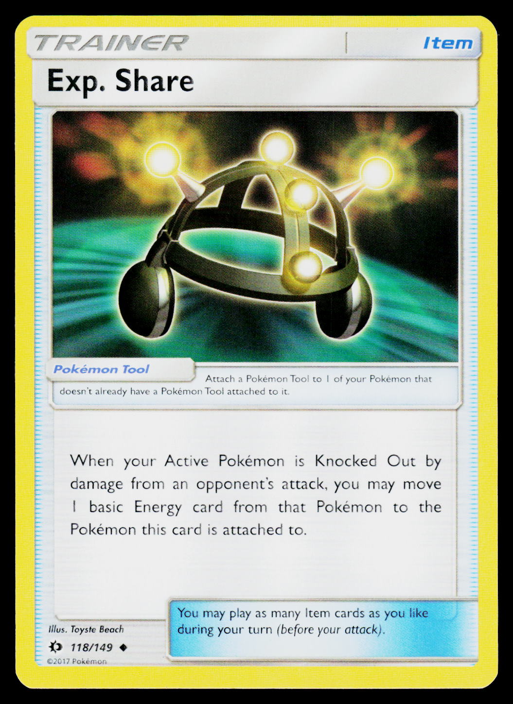 SM Base Set #118/149 Exp. Share