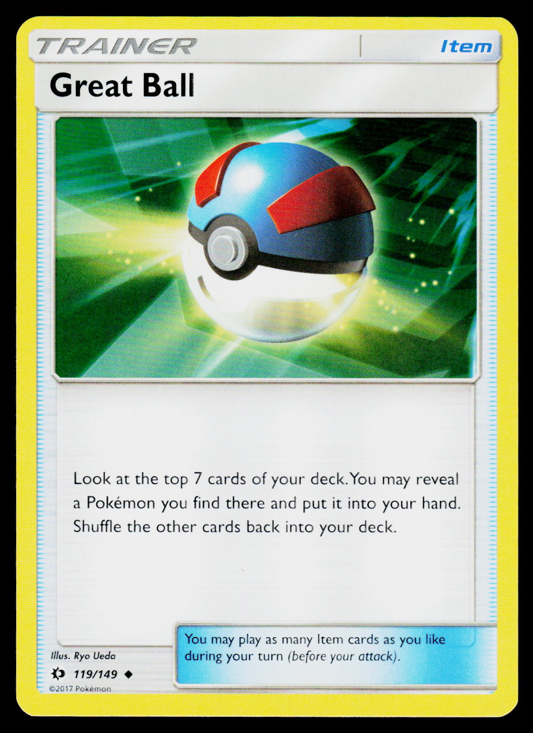SM Base Set #119/149 Great Ball