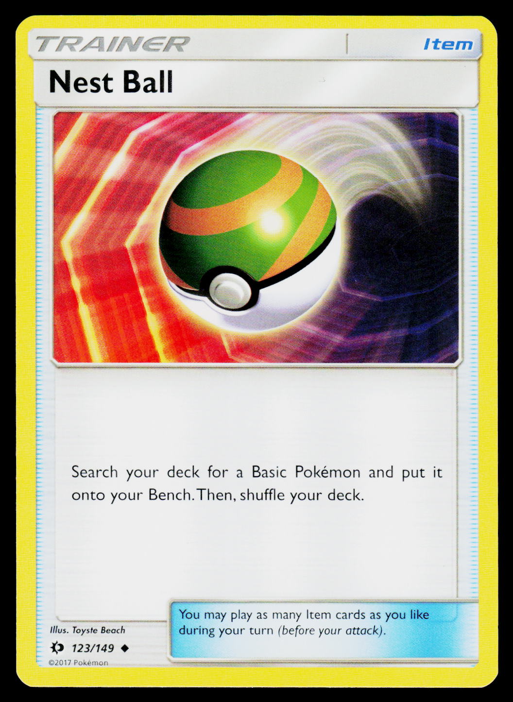 SM Base Set #123/149 Nest Ball