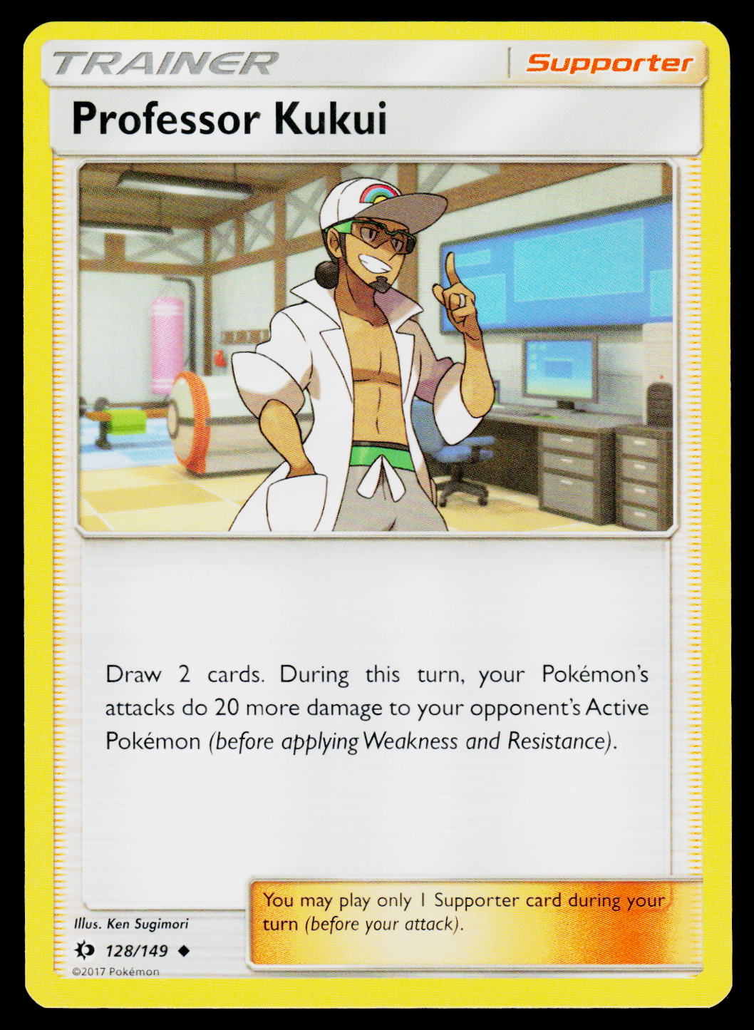 SM Base Set #128/149 Professor Kukui