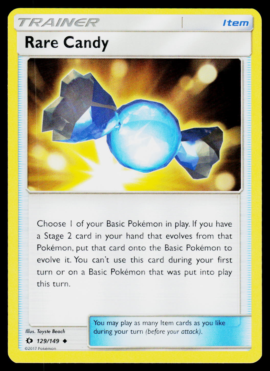 SM Base Set #129/149 Rare Candy