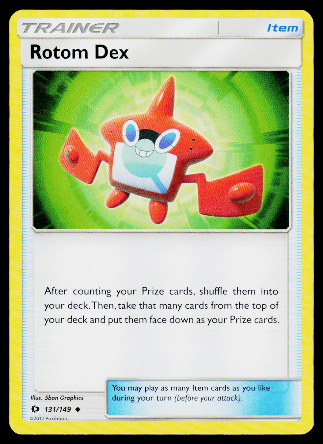SM Base Set #131/149 Rotom Dex