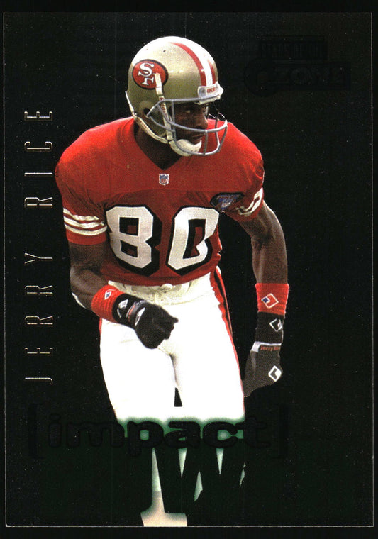 1995 SkyBox Impact #IP11 Jerry Rice Impact Power