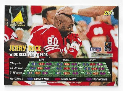 1995 Zenith #Z57 Jerry Rice