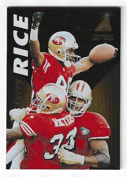 1995 Zenith #Z57 Jerry Rice