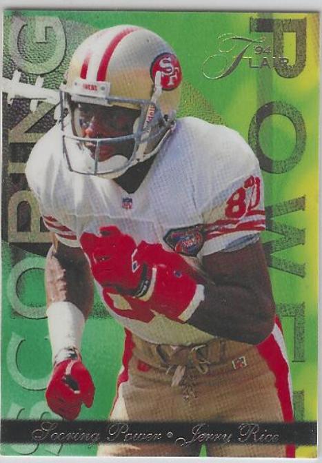 1994 Ultra #3 Jerry Rice Flair Scoring Power