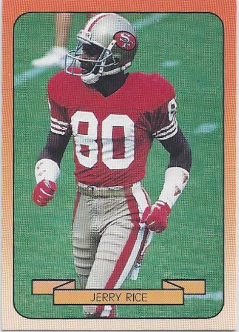 1990 Living Legends Orange (unlicensed) #NNO Jerry Rice