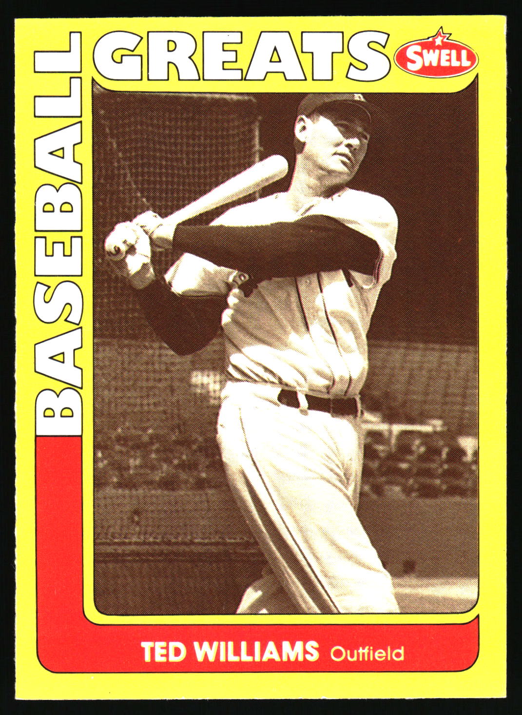 1991 Swell Baseball Greats #100 Ted Williams