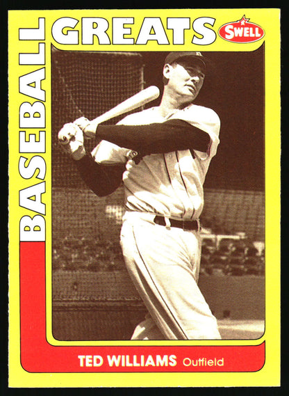 1991 Swell Baseball Greats #100 Ted Williams