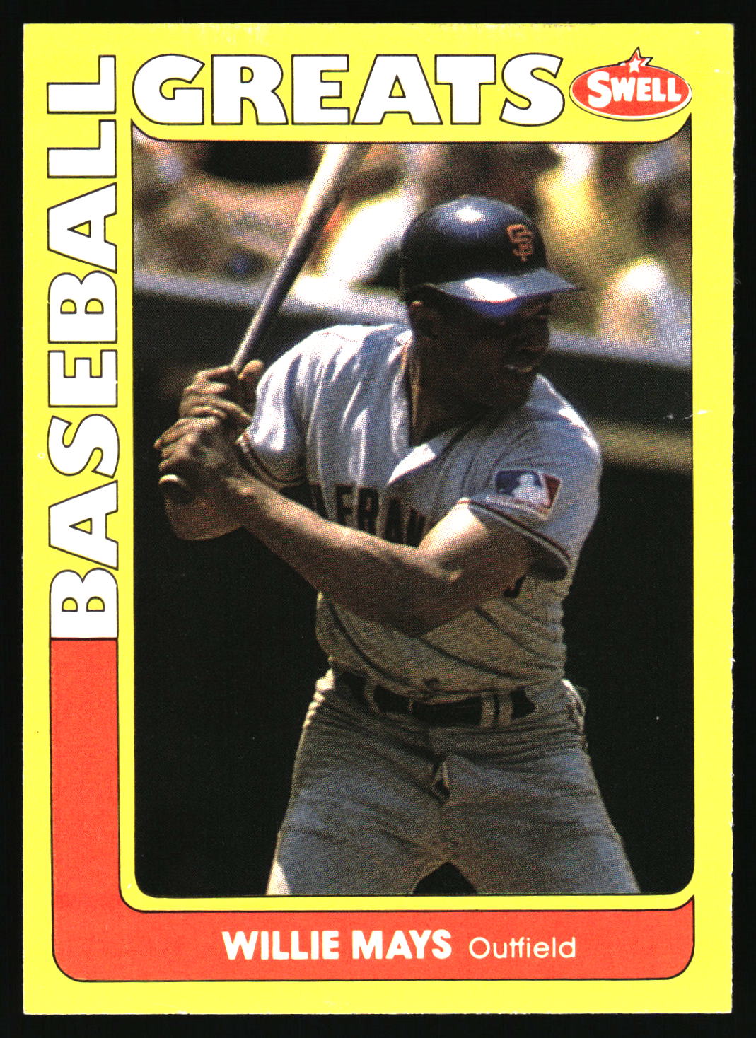 1991 Swell Baseball Greats #106 Willie Mays