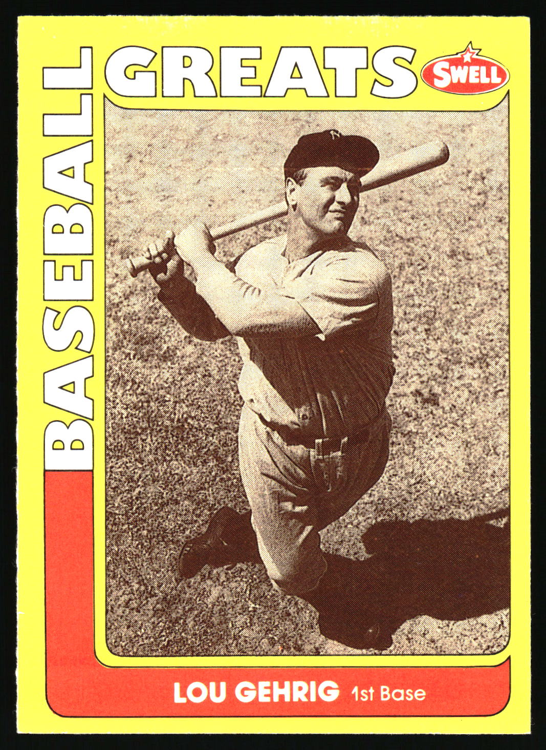 1991 Swell Baseball Greats #125 Lou Gehrig