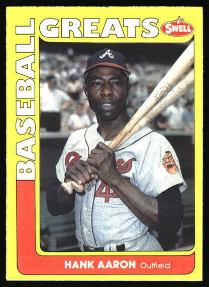 1991 Swell Baseball Greats #102 Hank Aaron