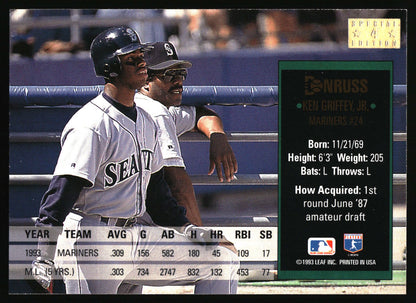 1994 Donruss #4 Ken Griffey, Jr. Special Edition
