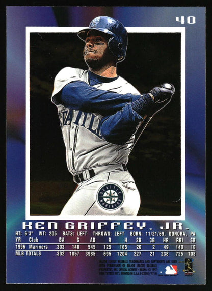 1997 SkyBox E-X2000 #40 Ken Griffey Jr. Essential-Credentials #/99