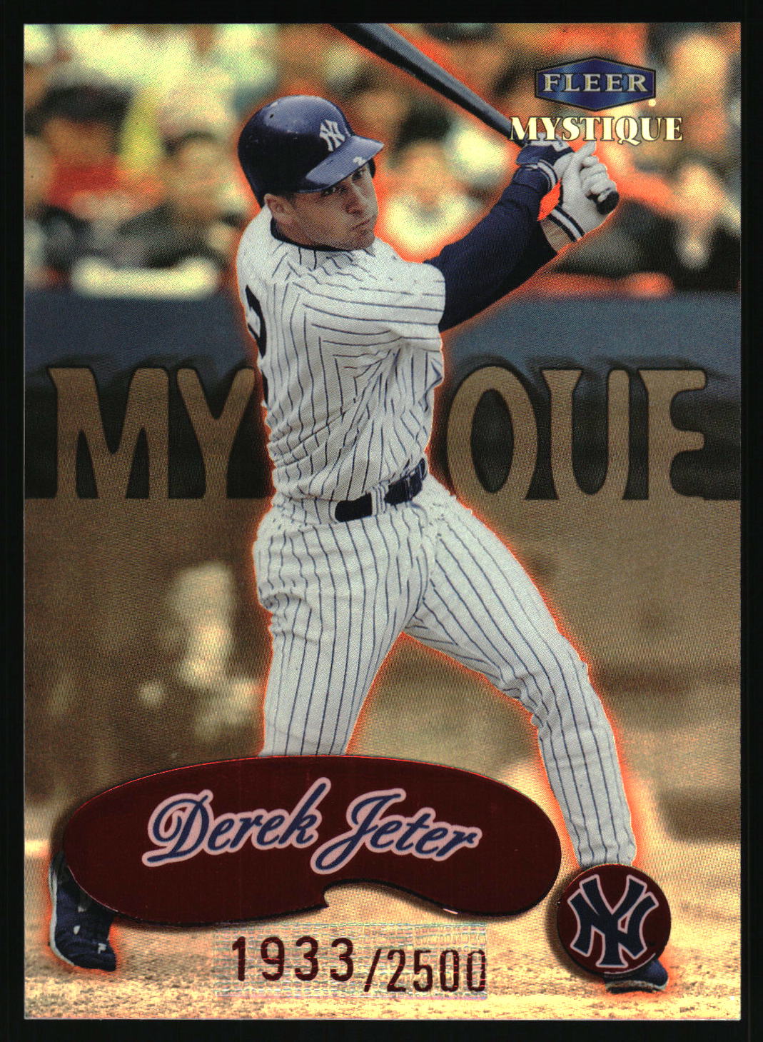 1999 Fleer Mystique #159 Derek Jeter #1933/2500