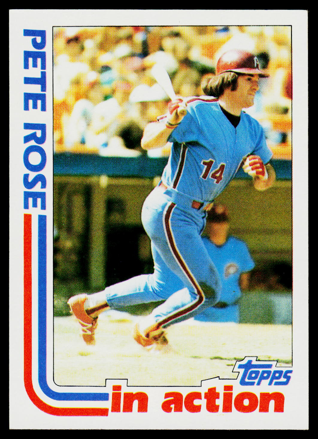 1982 Topps #781 Pete Rose Blackless