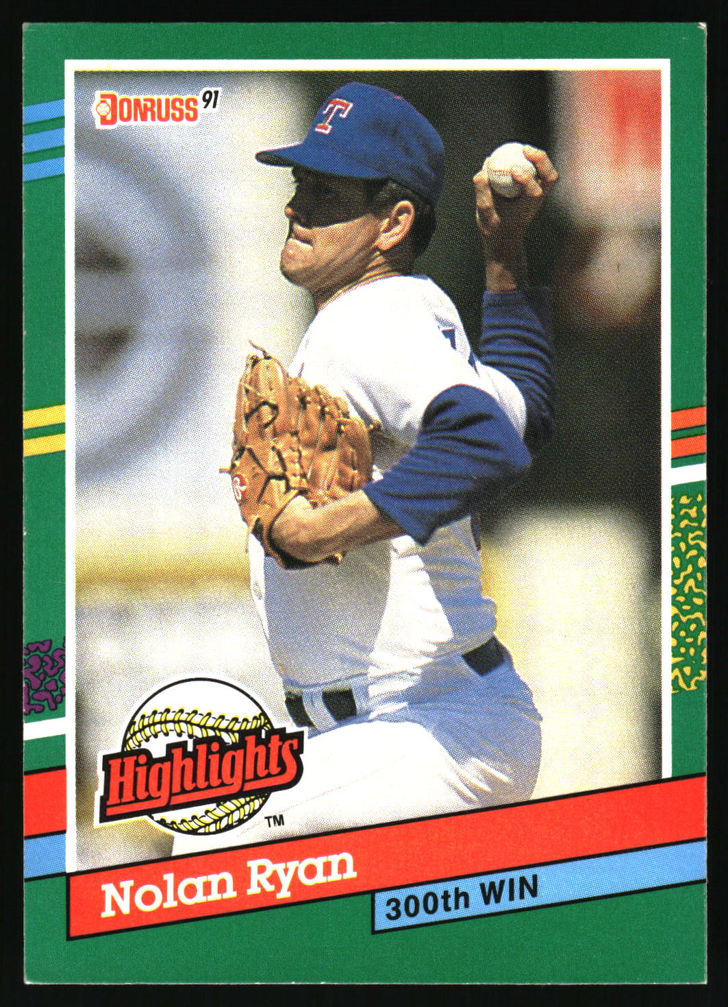 1991 Donruss #BC-15b Nolan Ryan Bonus Cards