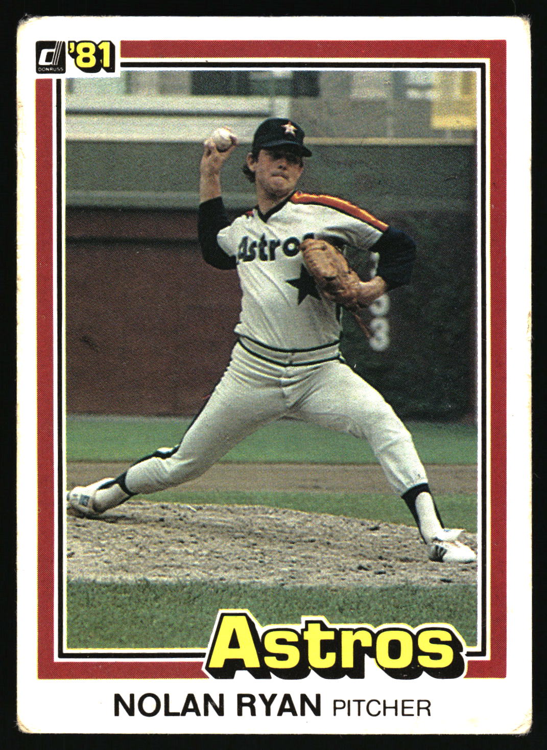 1981 Donruss #260 Nolan Ryan