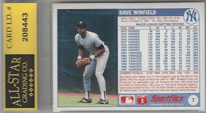 1988 Sportflics #7 Dave Winfield