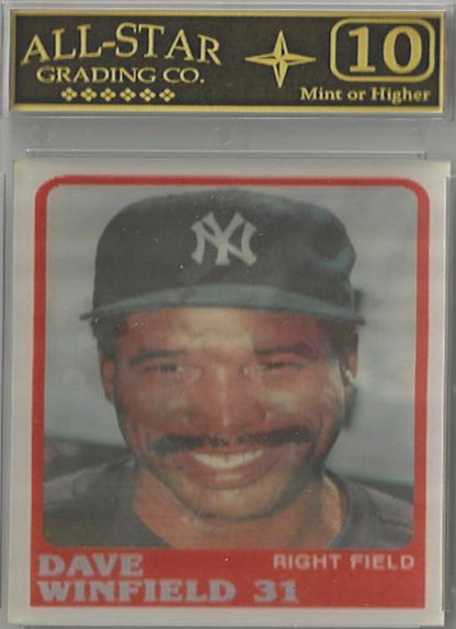 1988 Sportflics #7 Dave Winfield