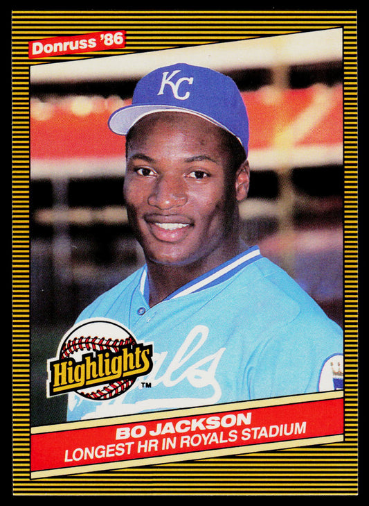 1986 Donruss Highlights #43 Bo Jackson