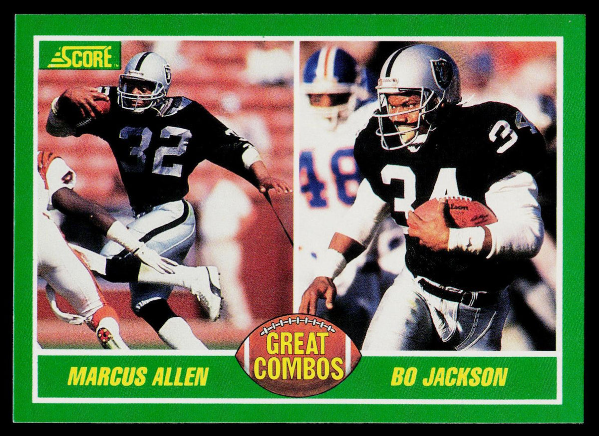 1989 Score #284 Marcus Allen / Bo Jackson