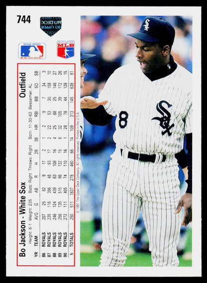 1991 Upper Deck #744 Bo Jackson