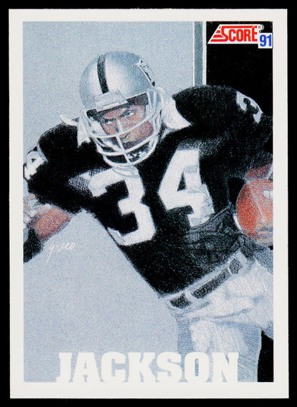 1991 Score #641 Bo Jackson