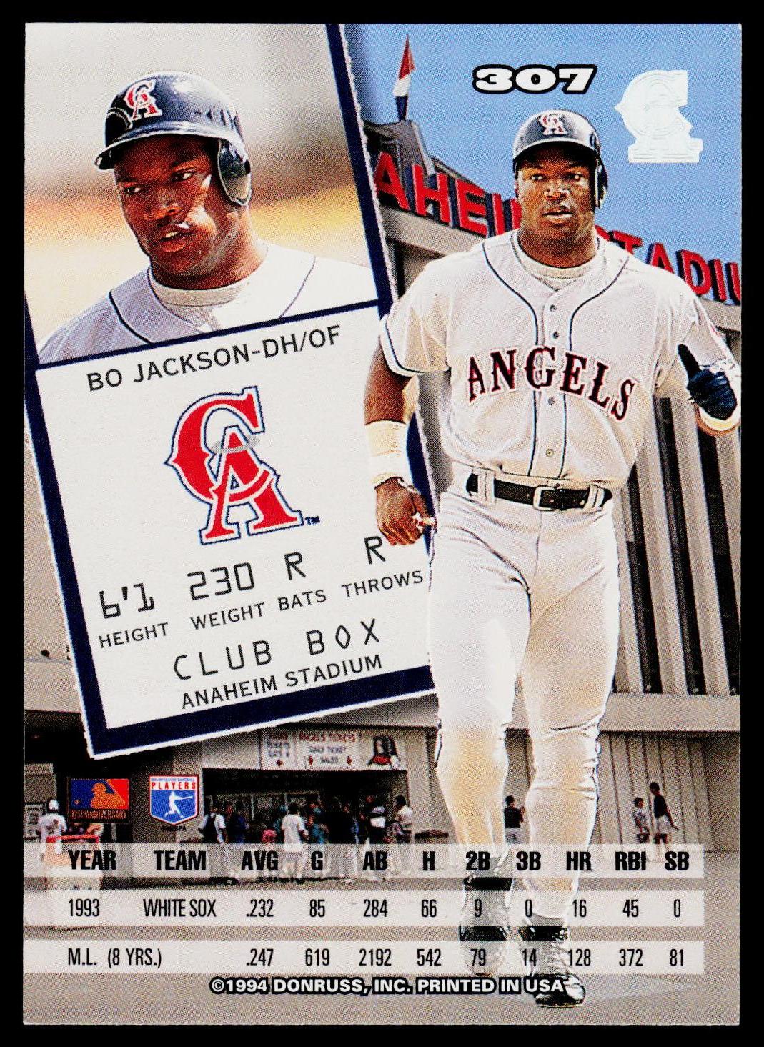 1994 Leaf #307 Bo Jackson