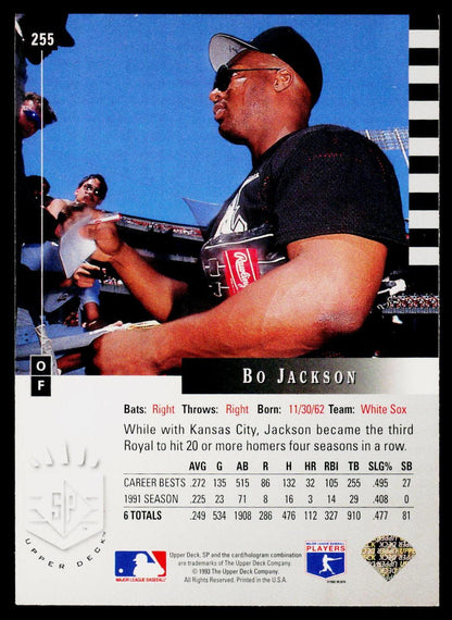 1993 SP #255 Bo Jackson