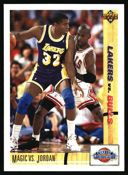 1991-92 Upper Deck #34 Magic vs. Jordan