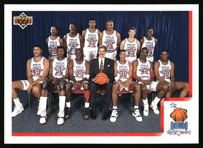 1991-92 Upper Deck #449 1992 NBA East All-Star Checklist