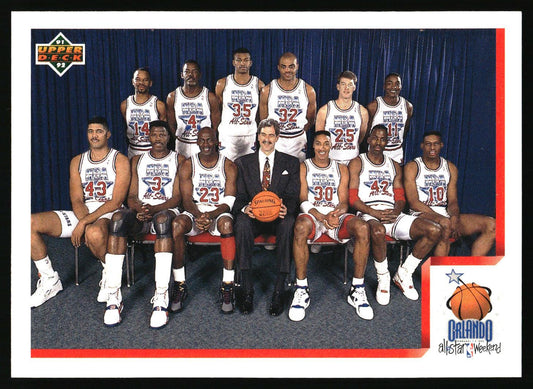 1991-92 Upper Deck #449 1992 NBA East All-Star Checklist