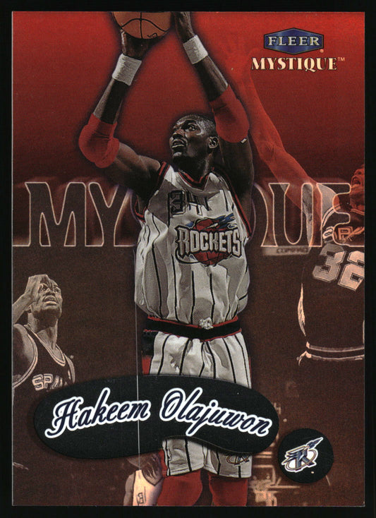 1999-00 Fleer Mystique #21 Hakeem Olajuwon Gold