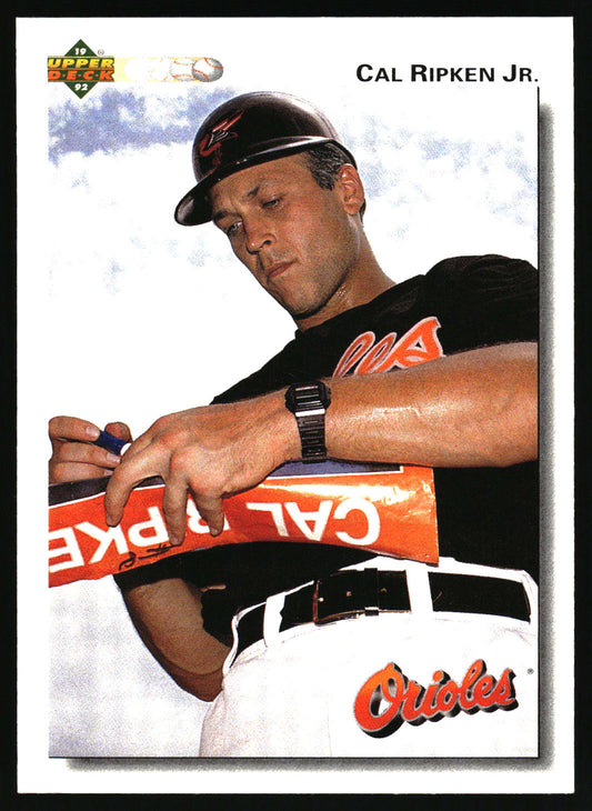 1992 Upper Deck #165 Cal Ripken Jr. Factory Set Gold Hologram