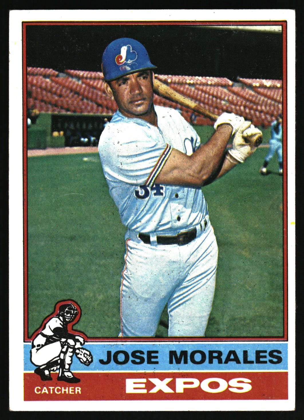 1976 Topps #418 Jose Morales