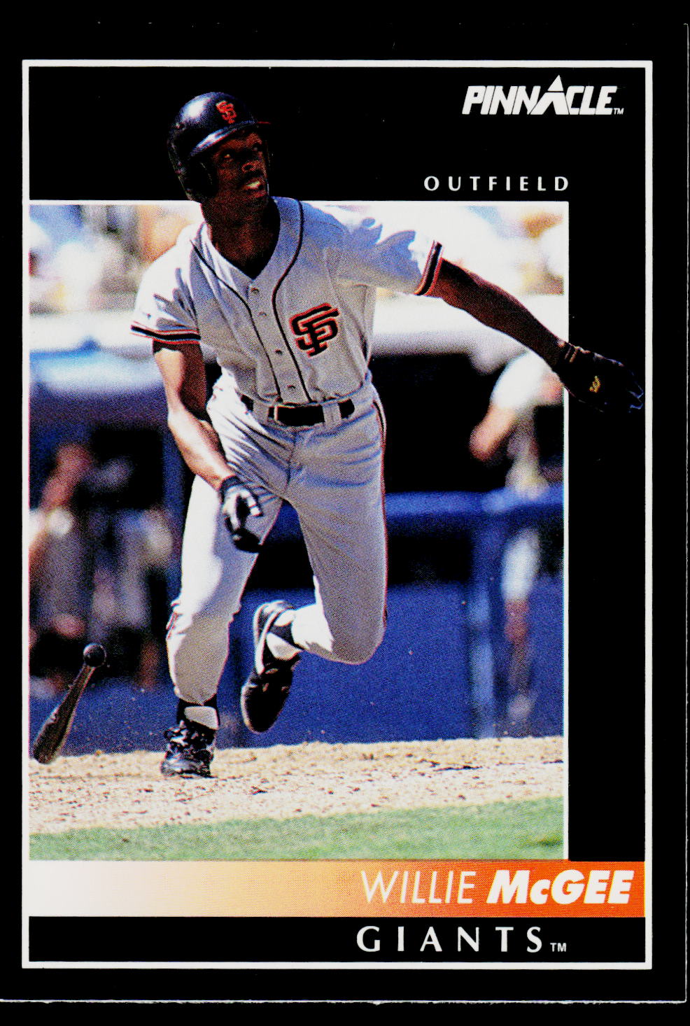 1992 Pinnacle #7 Willie McGee